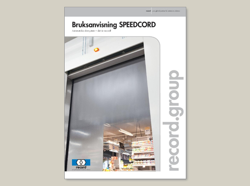 record SPEEDCORD – Bruksanvisning